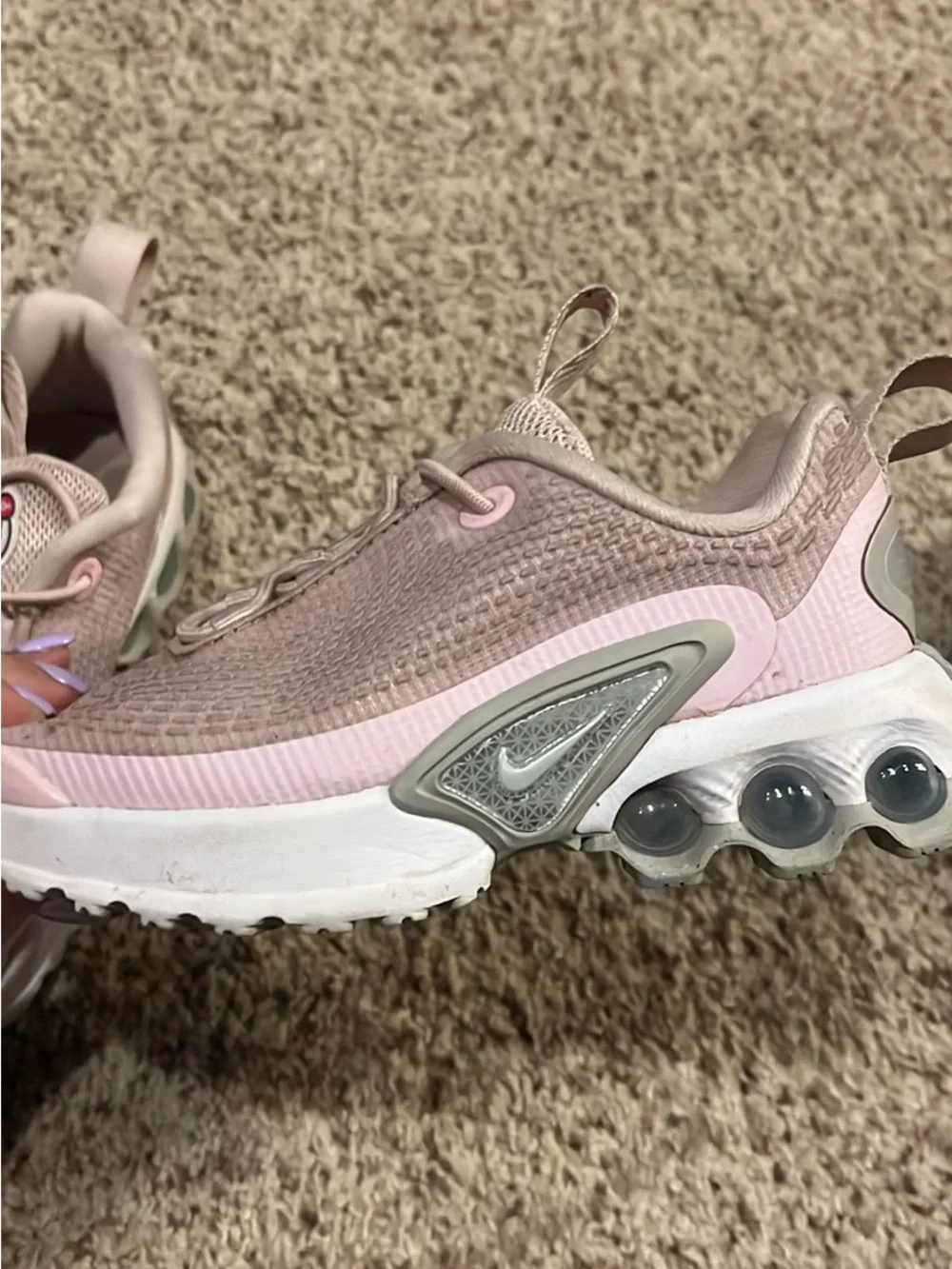 Nike girls Pink Mesh Sneakers size 11c